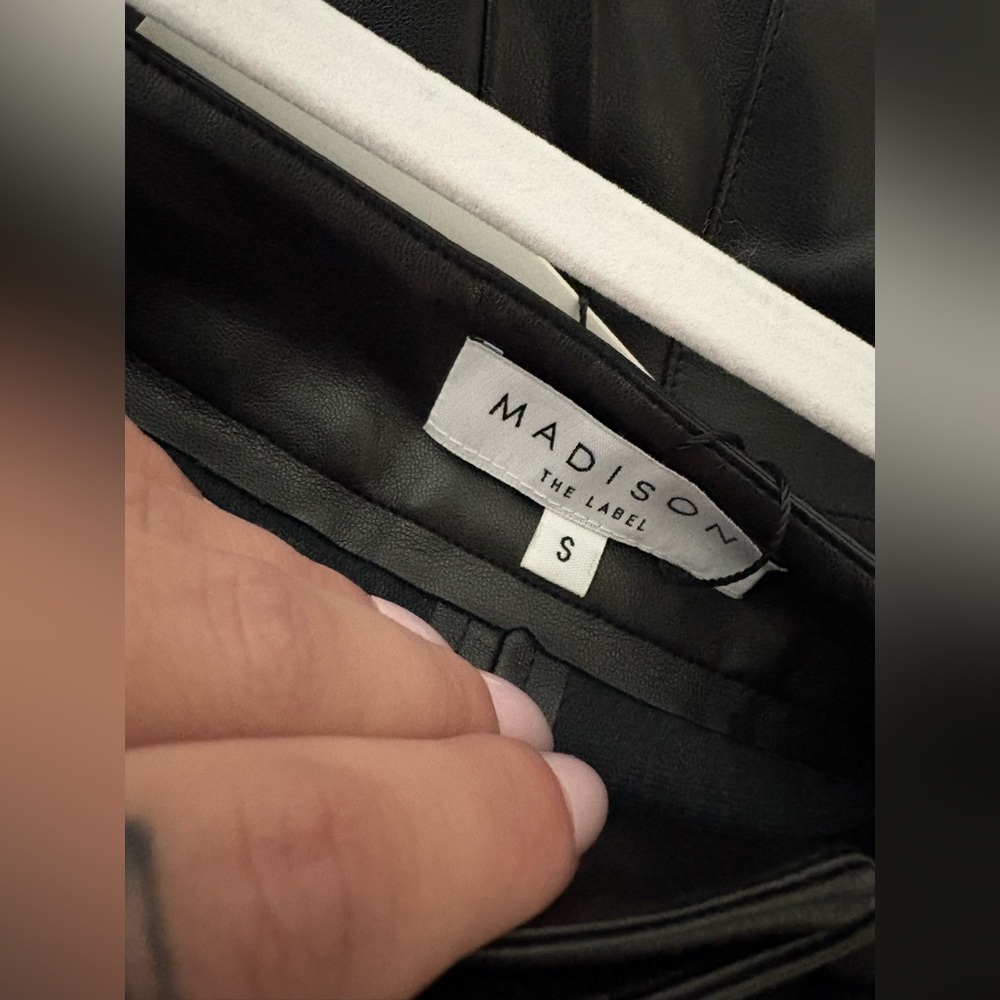 Brand new tags Black Leather Pants - Picture 16 of 16